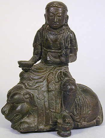 Manjushri on a Lion