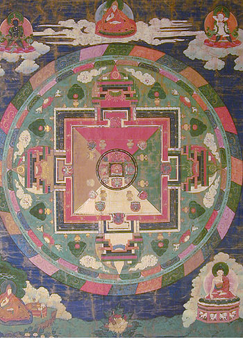Painting of a Buddhist Mandala 