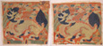 Pair of Badges (buzi) with Qilin
