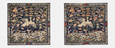 Pair of Badges (buzi) With Wild Goose for a Fourth-Rank Civil Official
